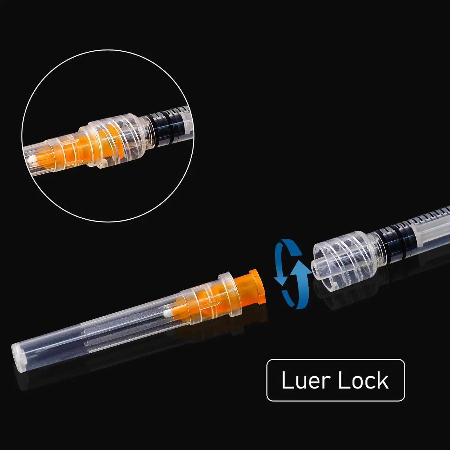 1ml 25G Luer Slip Syringe Needle Lab Science Experiment Teaching Kit 5/30/100 Pack Liquid Dispensing Educational