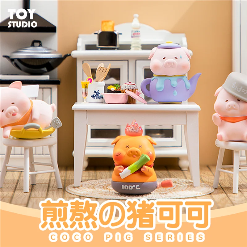 

Tormented Pig Cocoa Blind Box Mystery Box Guess Bag Blind Box Toy for Girls Anime Figures Cute Doll Birthday Box Surprise Gift