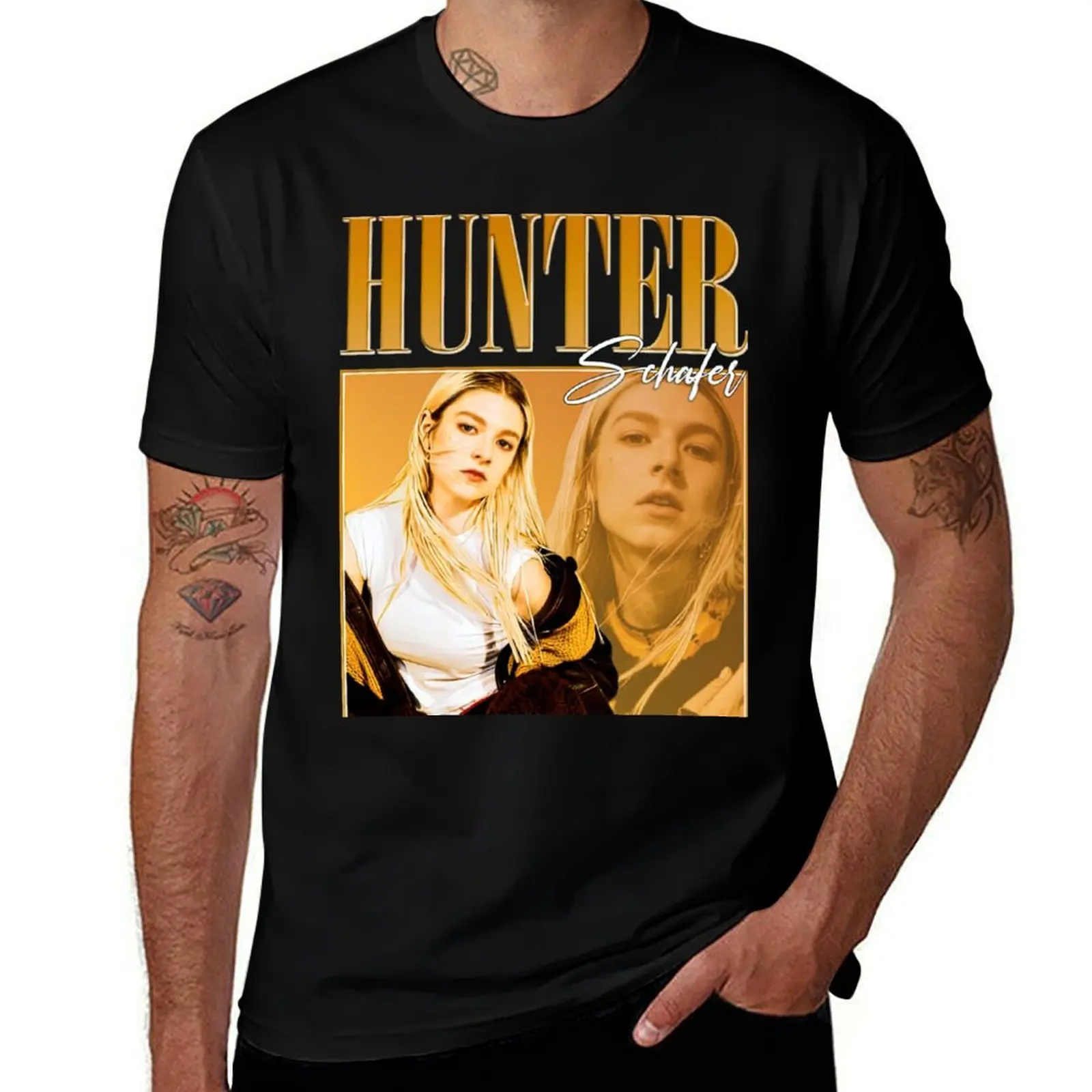 

Schafer Vintage Bootleg T-Shirt tees rapper graphic tees plus size clothes men t shirt