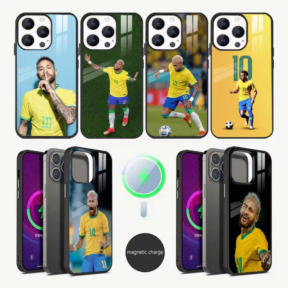 Samba Star n-Neymar  Phone Case For iPhone17,16,15,14,13,12,11,Pro,Max,Plus,SE4,Magnetic Wireless Charging