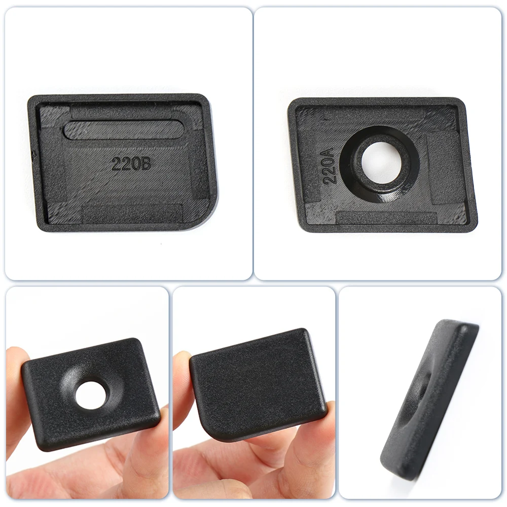 Black Beige Car Glove Box Handle Cover Toolbox Lid Lock Switch Button Cover For Mercedes Benz S Class W220 S300 S350 S400 S500 - Image 2