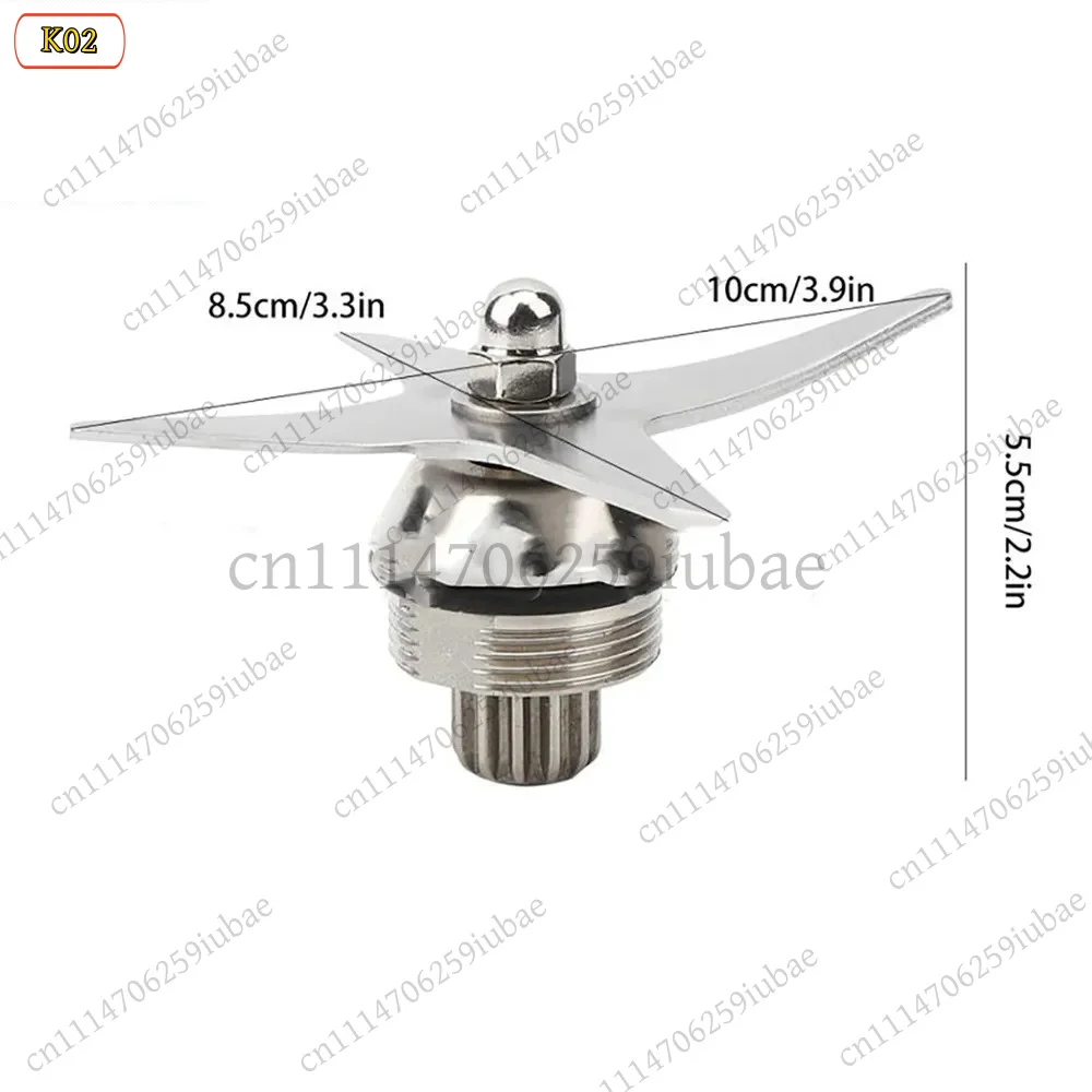 fy Juicer Thick Blades 3.3/3.9inch For 7500 750 780 5300 Blender 64 oz Low‑Profile Container Replacement Spare Accessory