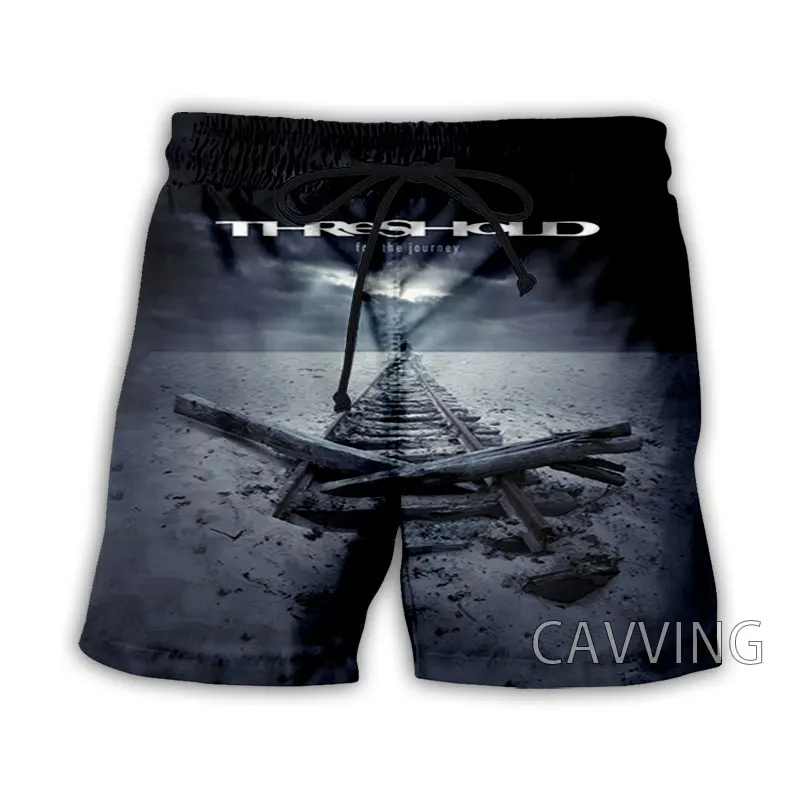 

CAVVING 3D Print Threshold Band Summer Beach Shorts Streetwear Quick Dry Casual Shorts Sweat Shorts for Women/men
