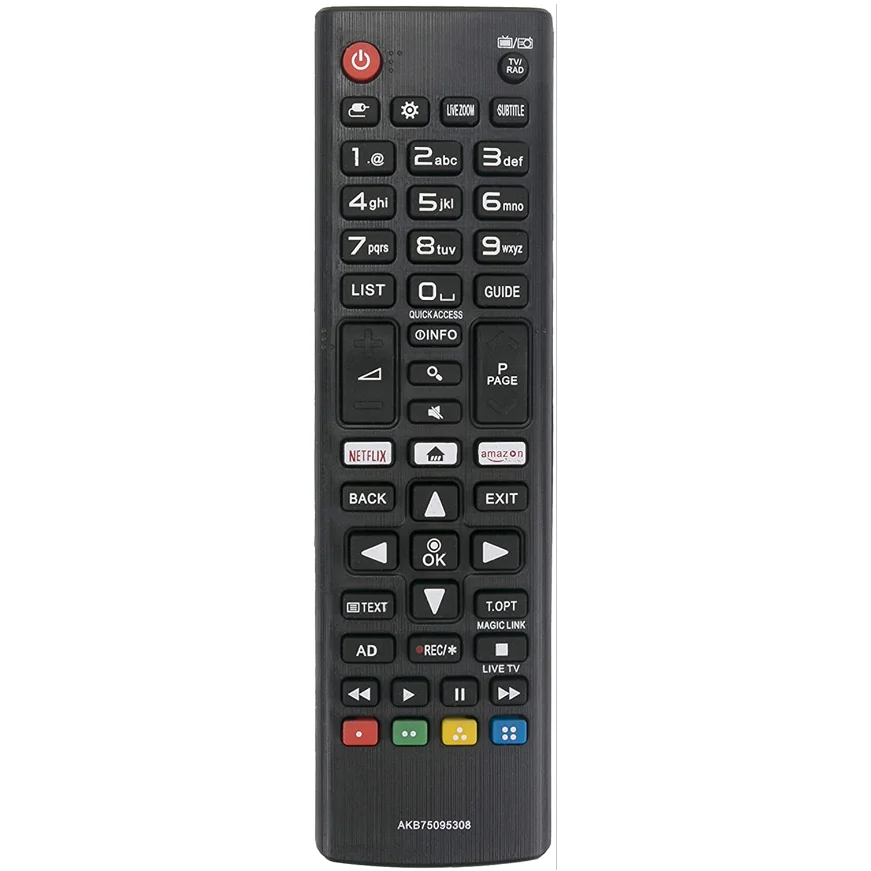 WYSOKIEJ JAKOŚCI PILOT ZDALNEGO STEROWANIA ABS AKB 75095308 DLA LG SMART TV 433 MHZ