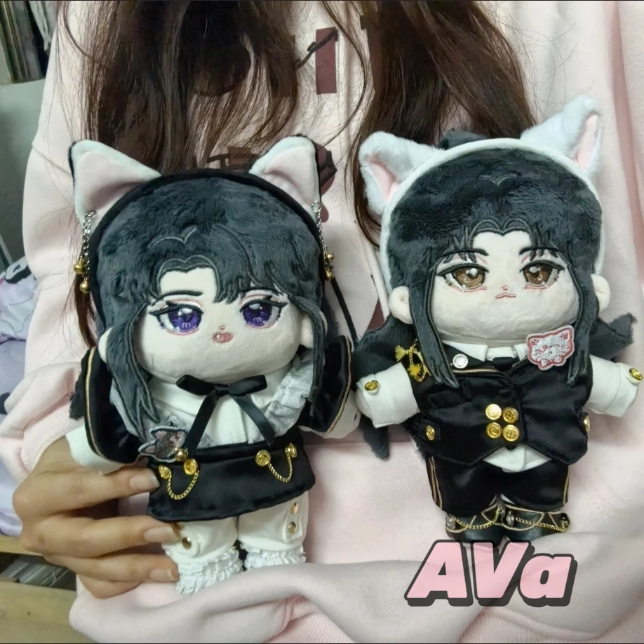 The Husky and His White Cat Shi Zun 20 Cm Doll Stuffed Anime Chu Wanning Mo Ran BL Clothes Toy Plush Cosplay Kids Birthday Gift