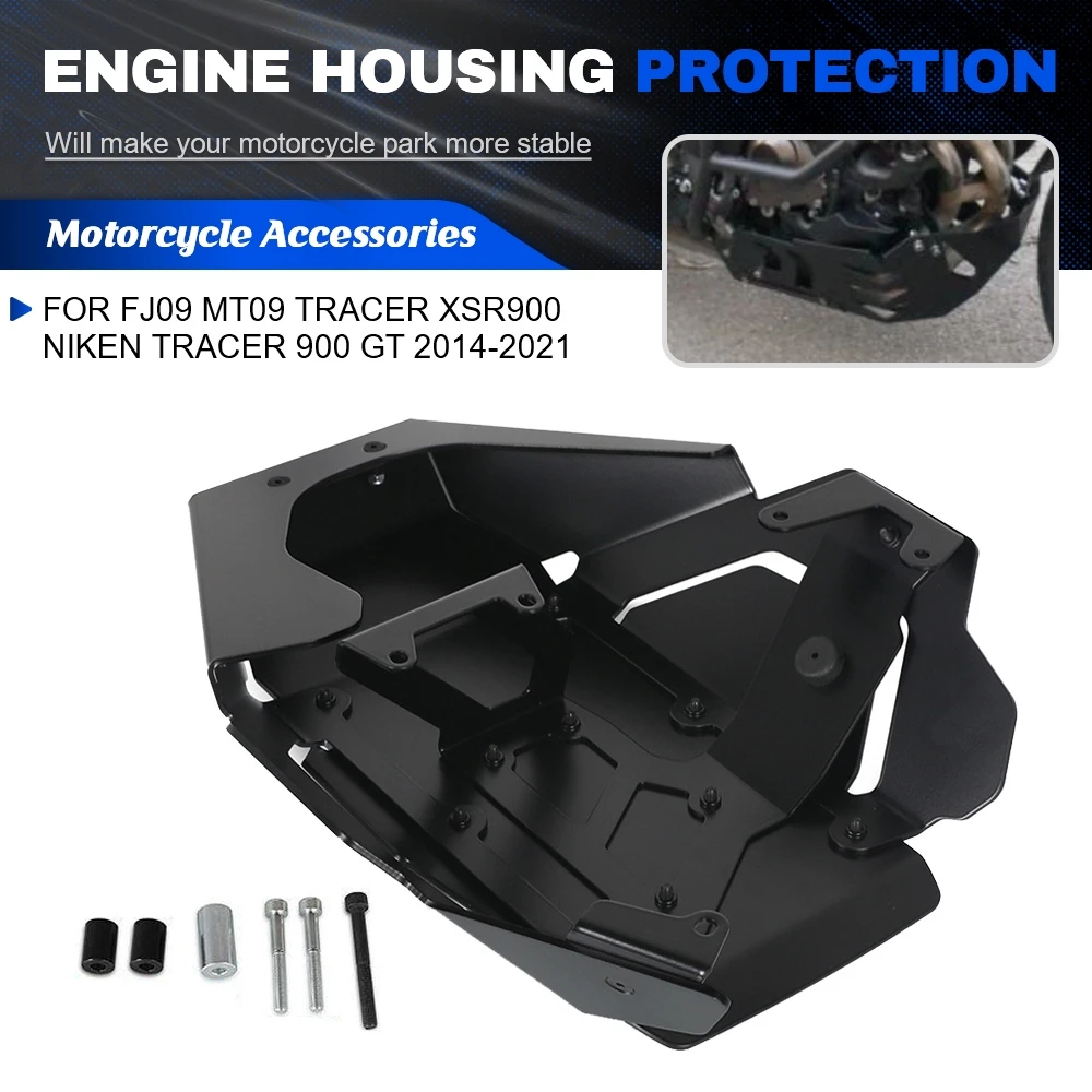 For YAMAHA FJ09 MT09 TRACER XSR900 NIKEN TRACER 900 GT 2014-2021 Engine Housing Protection Motorcycle Front Engine Guard FJ-09