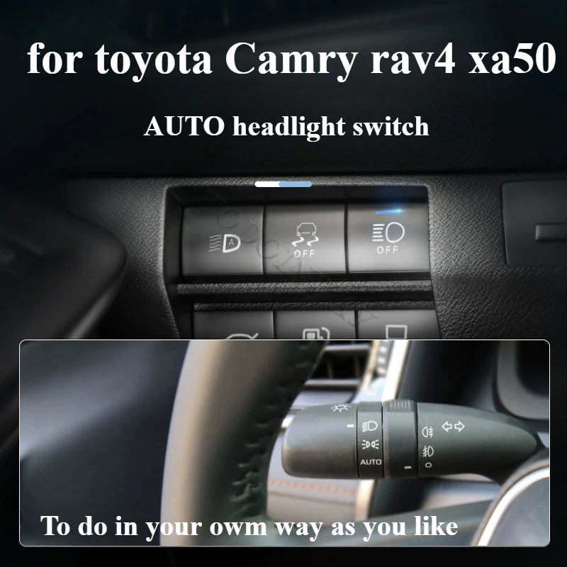 

AUTO headlight sensor turn off button fog lamp switch control for toyota Camry 2021 rav4 xa50 Avalon Corolla Cross accessories