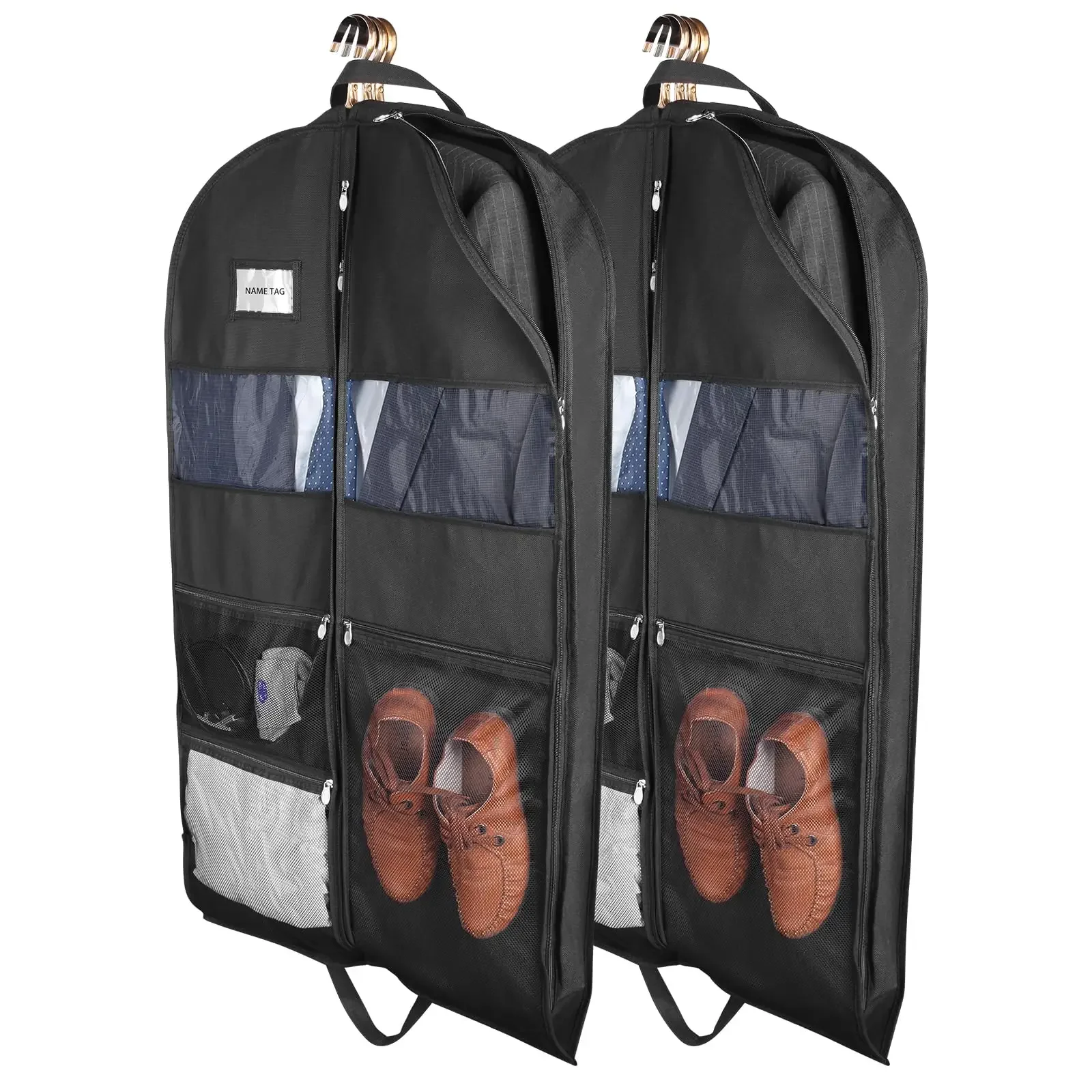 Dustproof Clothing Covers Waterproof Clothes Dust Cover Coat Suit Dress Protector Hanging Garment Bags Closet Organizer
