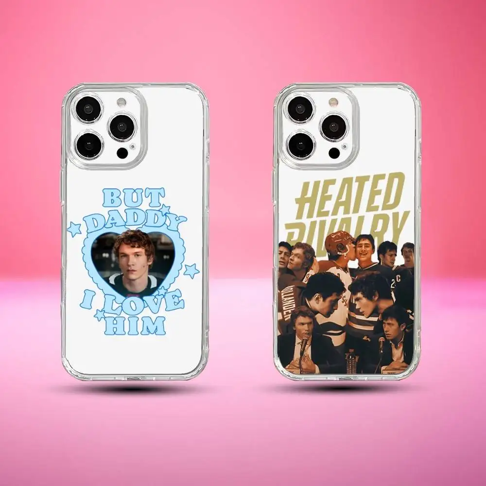 

Heated Rivalry S-Shane Hollander I-Ilya Rozanov Phone Case For iPhone17,16,15,14,13Pro Max,us,Soft Silicone Transparent Cover