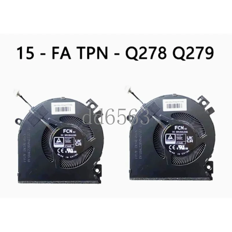 Для HP Victus 15-FA1093DX 15-FA 15-FB1013DX 15-FB0121NR Вентилятор охлаждения процессора и графического процессора