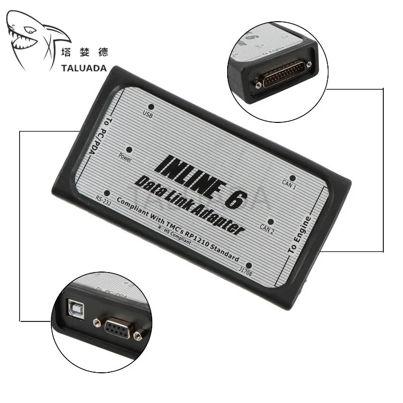 3165033 For Komatsu Diagnostic Tool Tool Scanner PC120 PC200 PC300 PC400 Diagnostic Tool Inline 6 Data Link Adapter Insite