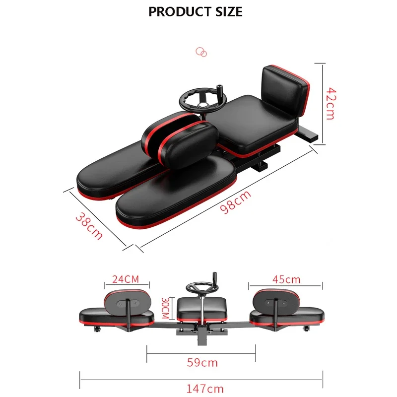 Leg Press Assist Maca, Yoga Dance Trainer, Abridor de perna flexível, Split Leg Muscle Stretching Machine, Novo Design