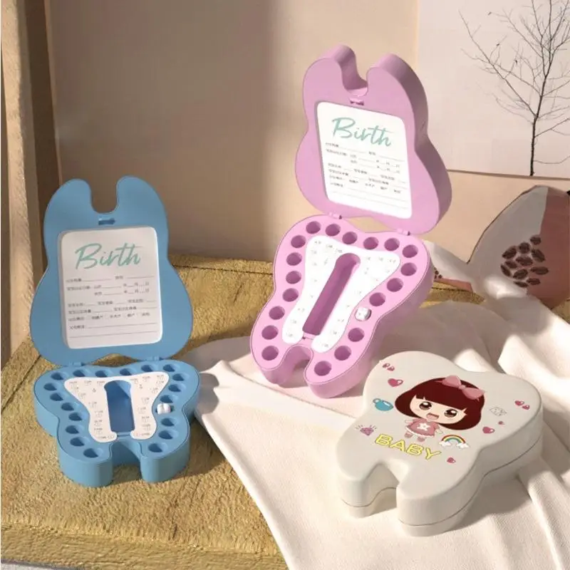 【Nice】1Pcs Collection Commemorative Box For Girls And Boys Change Teeth Children's Collection Box Baby Teeth Storage Box