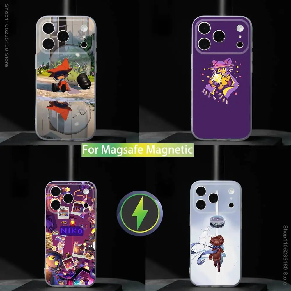 

Anime N-Niko OneShot-t For iPhone 17,16,15,14,13,12,11,Pro,Max,Plus,Mini,SE4,E Magnetic For Magsafe Wireless Phone Case