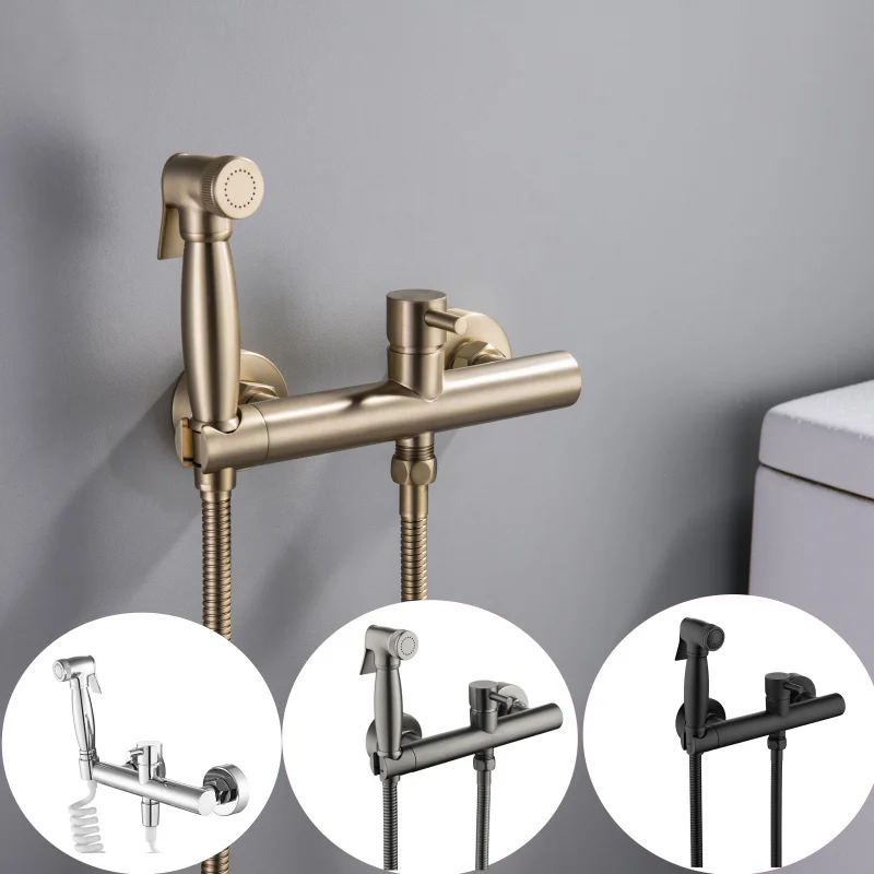 Bathroom Handheld Nozzle Gray Boat Faucet Faucet Set Kitchen Washing Faucet Bathroom Accessories