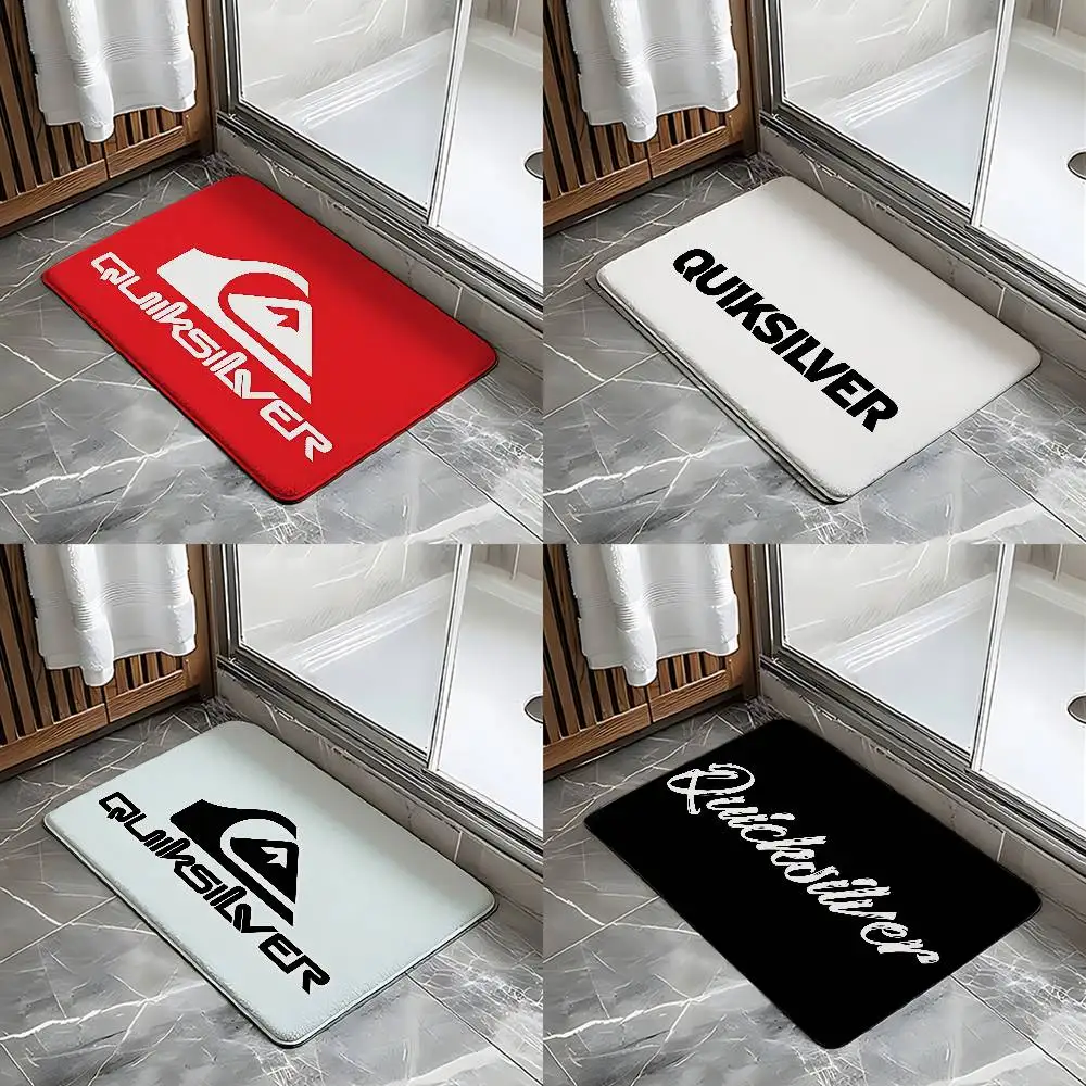 Alfombra Quiksilvers para baño, alfombra antideslizante, alfombra decorativa para el hogar, alfombra para puerta de entrada, alfombra resistente a los arañazos