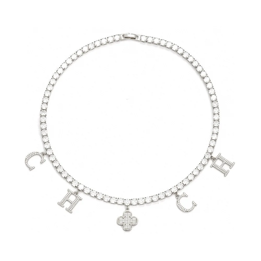 

Dazzling Exaggerated Necklace, Layered Hip Hop Style Statement Piece, Luxury Jewelry with Gift Box, Bold Look