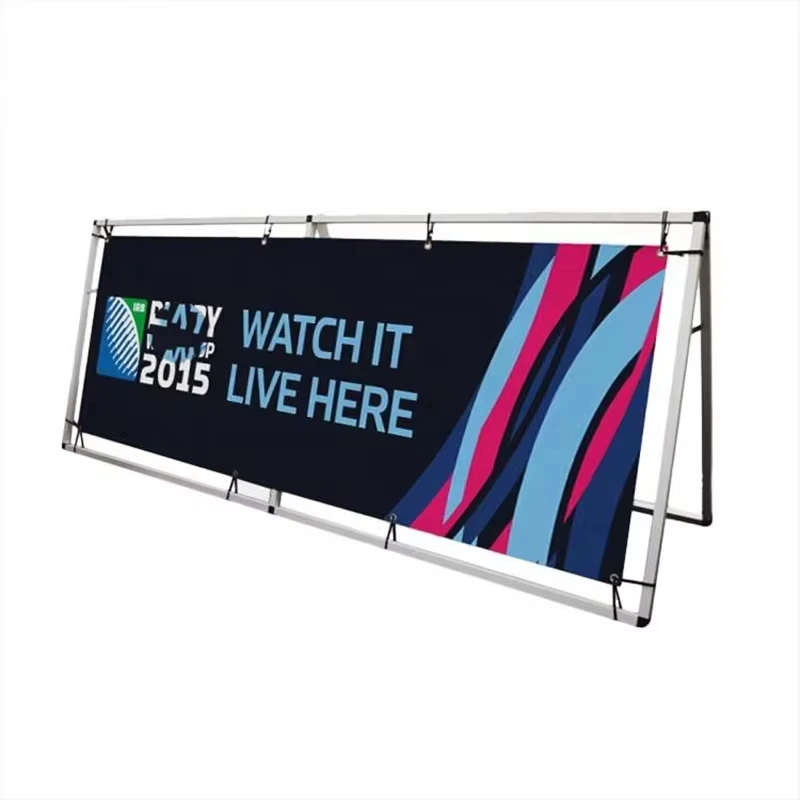 Pop Out A Frame Banners Sign Outdoor Advertising Folding A Frame Banner Stand Portable Custom Print Horizontal Pop Up Banner