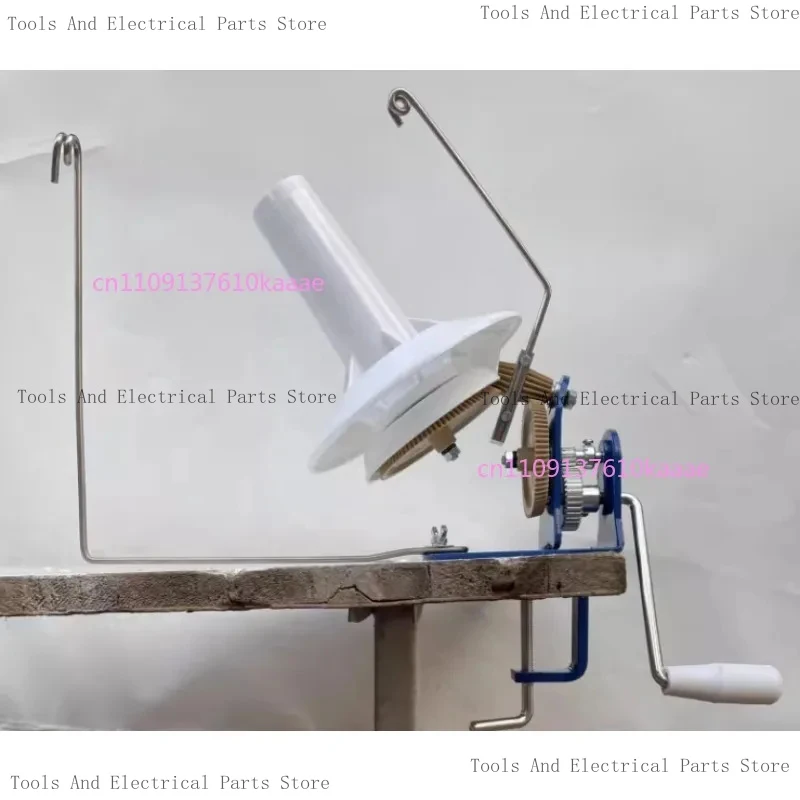 Household Hand Crank Fast Winding Device, Wire Reeling Manager, Wear-Resistant And Silent Engineering Plastic Gear