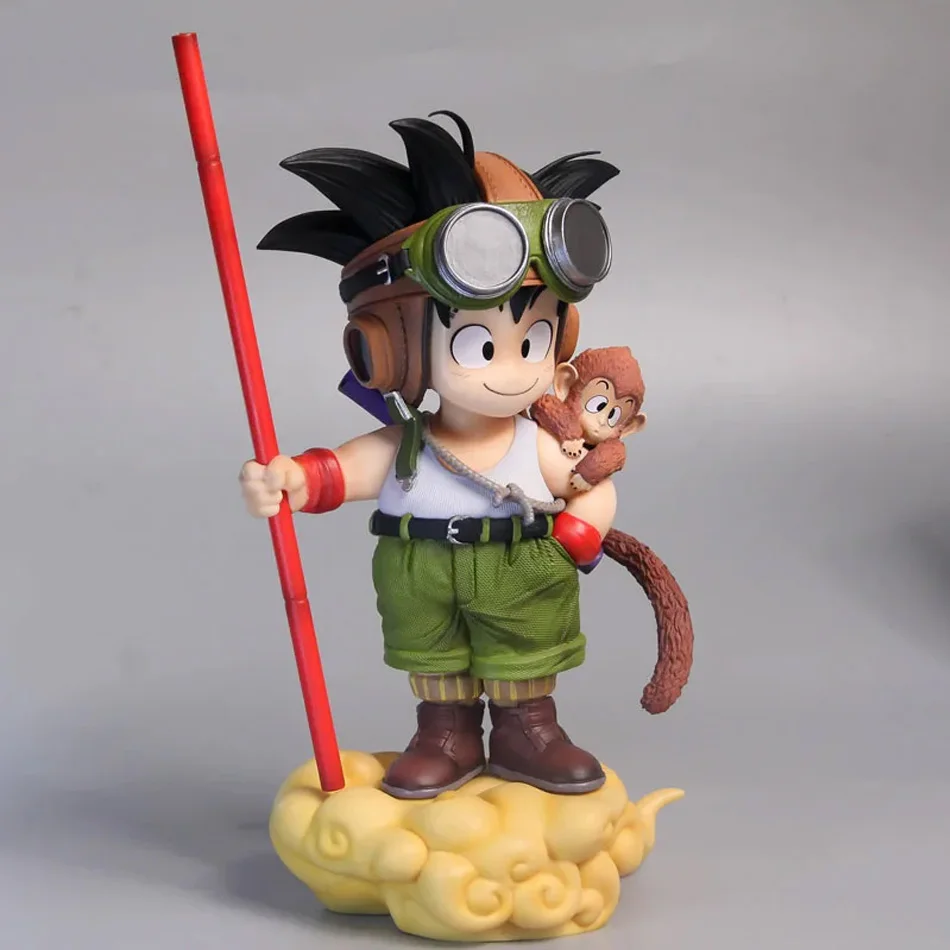 Anime Dragon Ball Son Goku Figuur Met Aap Kid Goku Action Figure16cm Pvc Standbeeld Collectie Model Speelgoed Geschenken