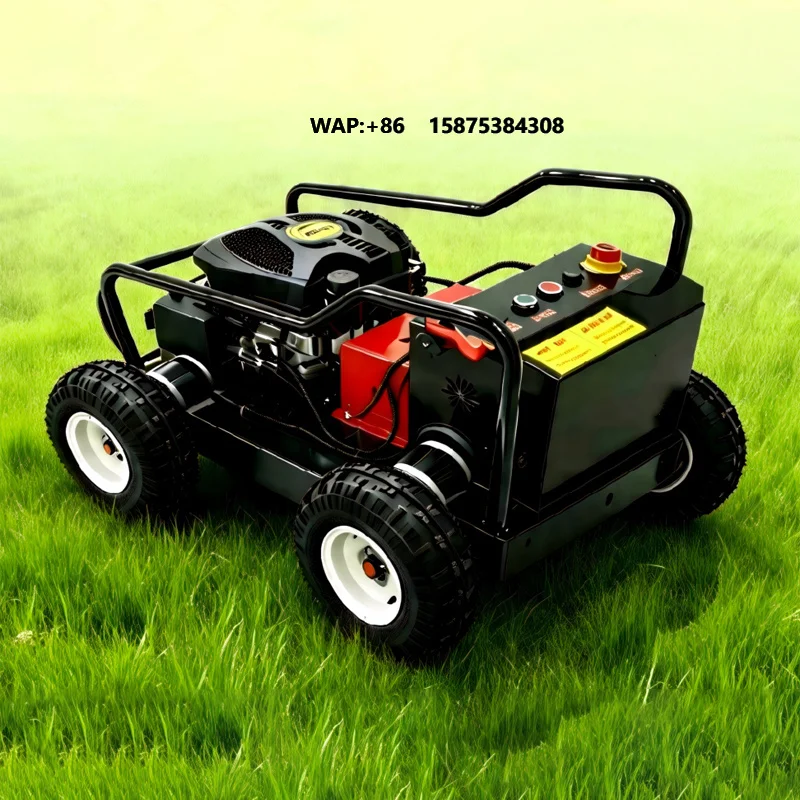 New Arrival Smart Lawn Mower With Wheels Optional Remote Control Lawn Mower