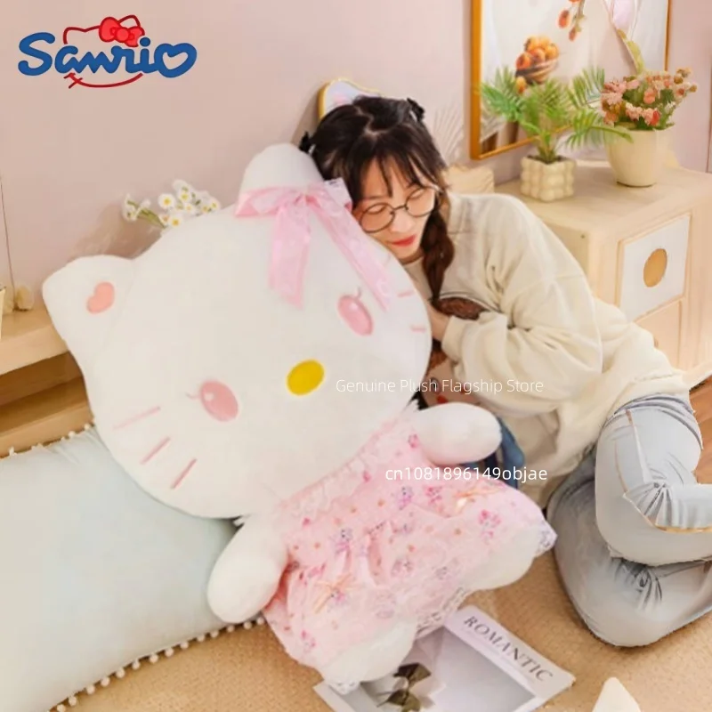 30/40/50/70CM Duży rozmiar Sanrio Hello Kitty Kreskówka Anime Pluszowa lalka Dekoracja pokoju Śliczna poduszka Pluszowe ozdoby Prezenty