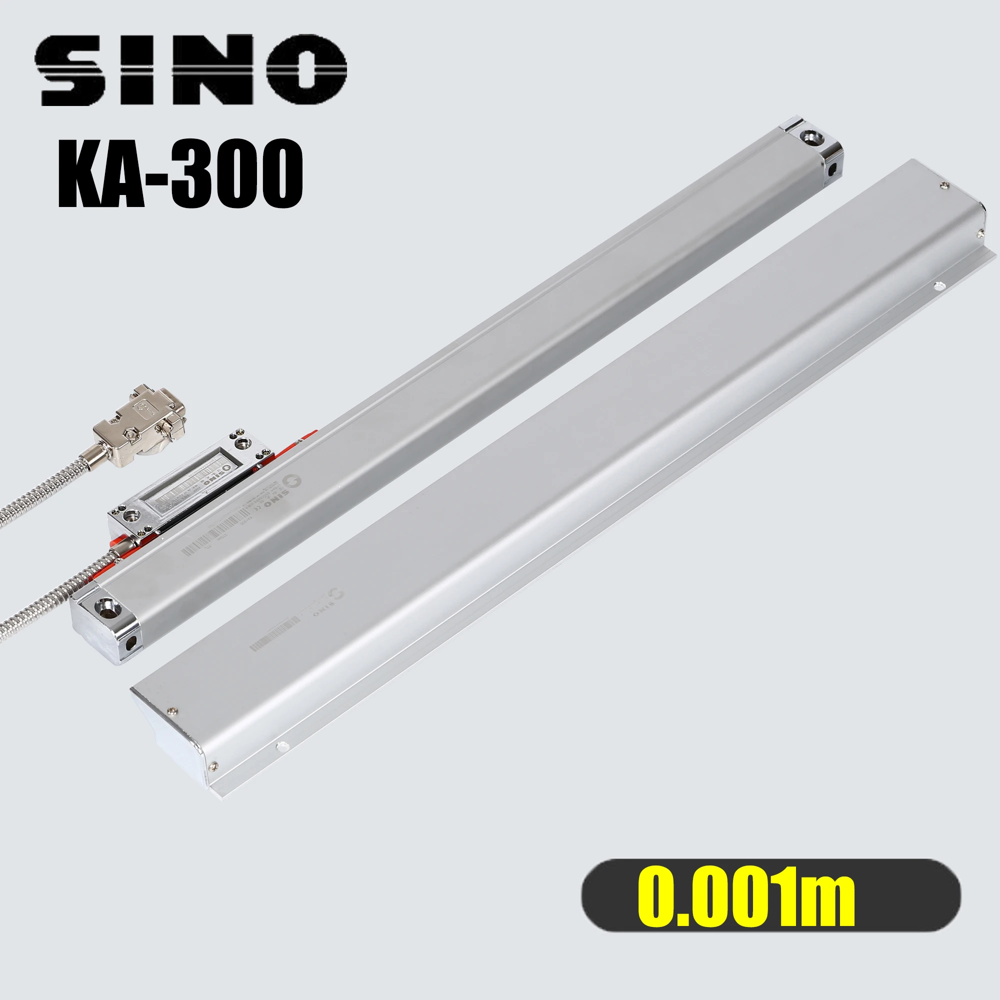 

SINO KA-300 0.001mm Linear Scale KA300 470 520 570 620 670 720 770 820 870 920 970 1020mm TTL 1um Optical Encoder Sensor Ruler