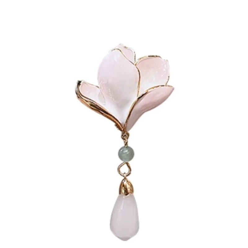 

Magnolia brooch buckle classical placket pendant new Chinese clothing accessories
