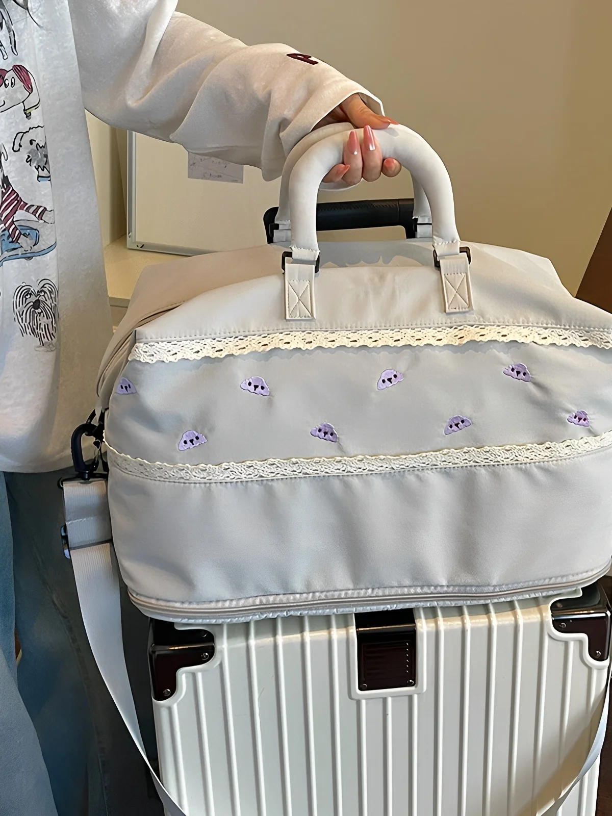 lightweight-portable-travel-fitness-bag-large-capacity-short-trip-business-trip-clothing-luggage-bag-travel-handbag-storage-bag
