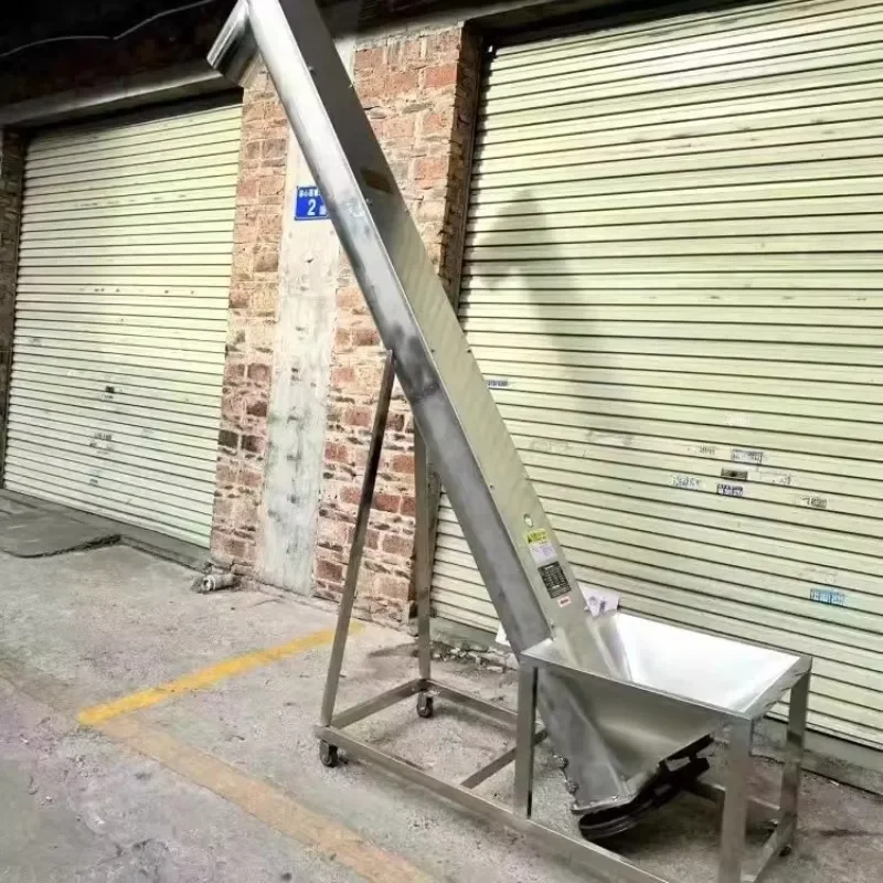 

For U-shaped Stainless Steel Spiral Conveyor Dragon Feeder Plastic Particle Vertical Grain Powder Automatic Hoist