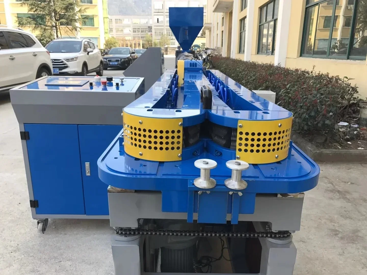 High Speed PE PP PVC Pipe Coiler Pipes Coiling Machine