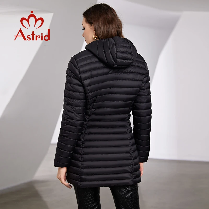 Astrid Women\'s Winter Jacket Hooded Fashion Long Slim Parkas Warm Padding Puffer Quilted Coat Down Jacket Thick Female Clothing