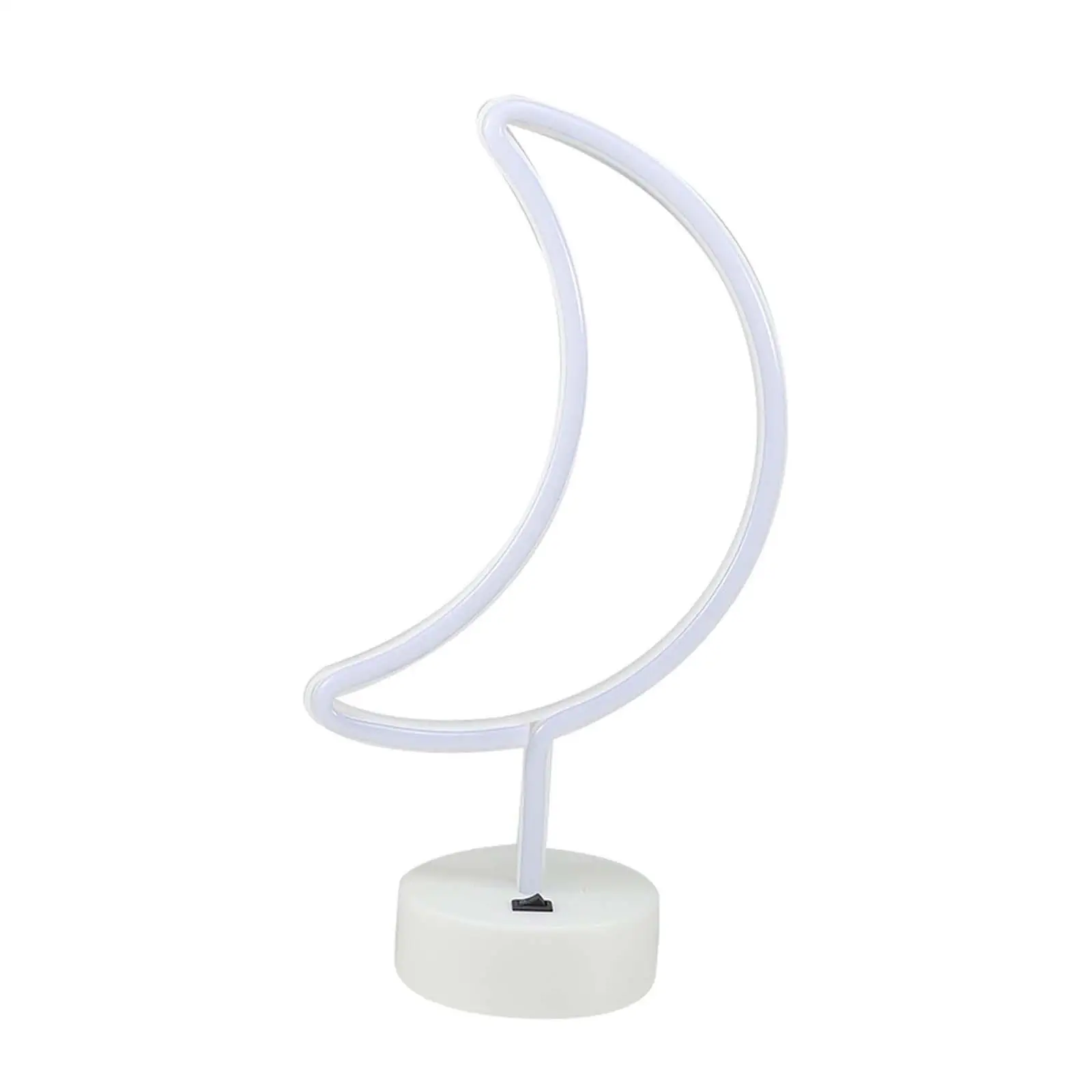 Appeso luna luce decorazioni per la casa ornamento centrotavola cava LED luce al Neon per regali finestra accessorio per feste all'aperto