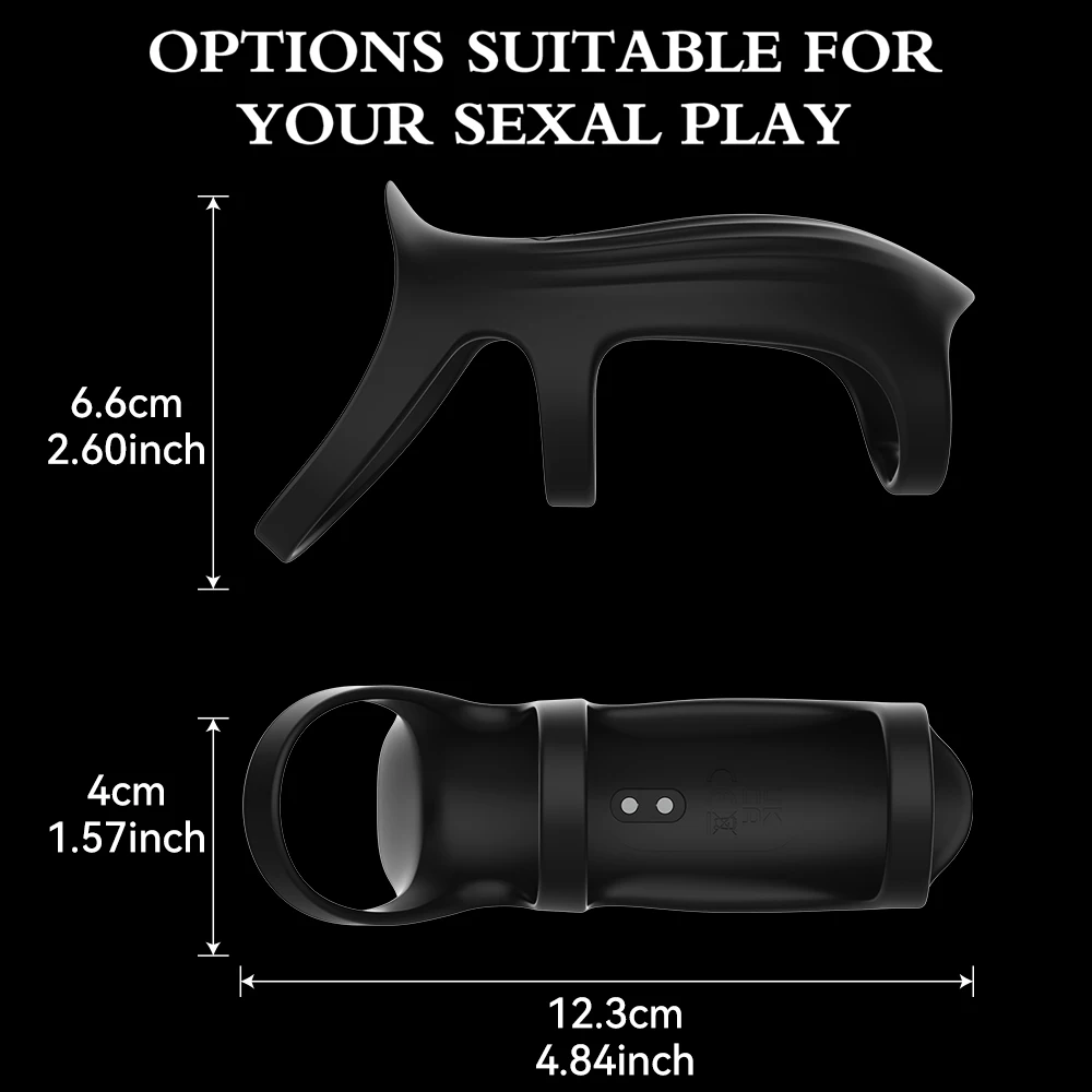 APP بلوتوث تهتز خاتم الديك القضيب الدائري هزاز تأخير القذف الجنس لعب للرجال زوجين Penisring كوكرينج ديك كم #6