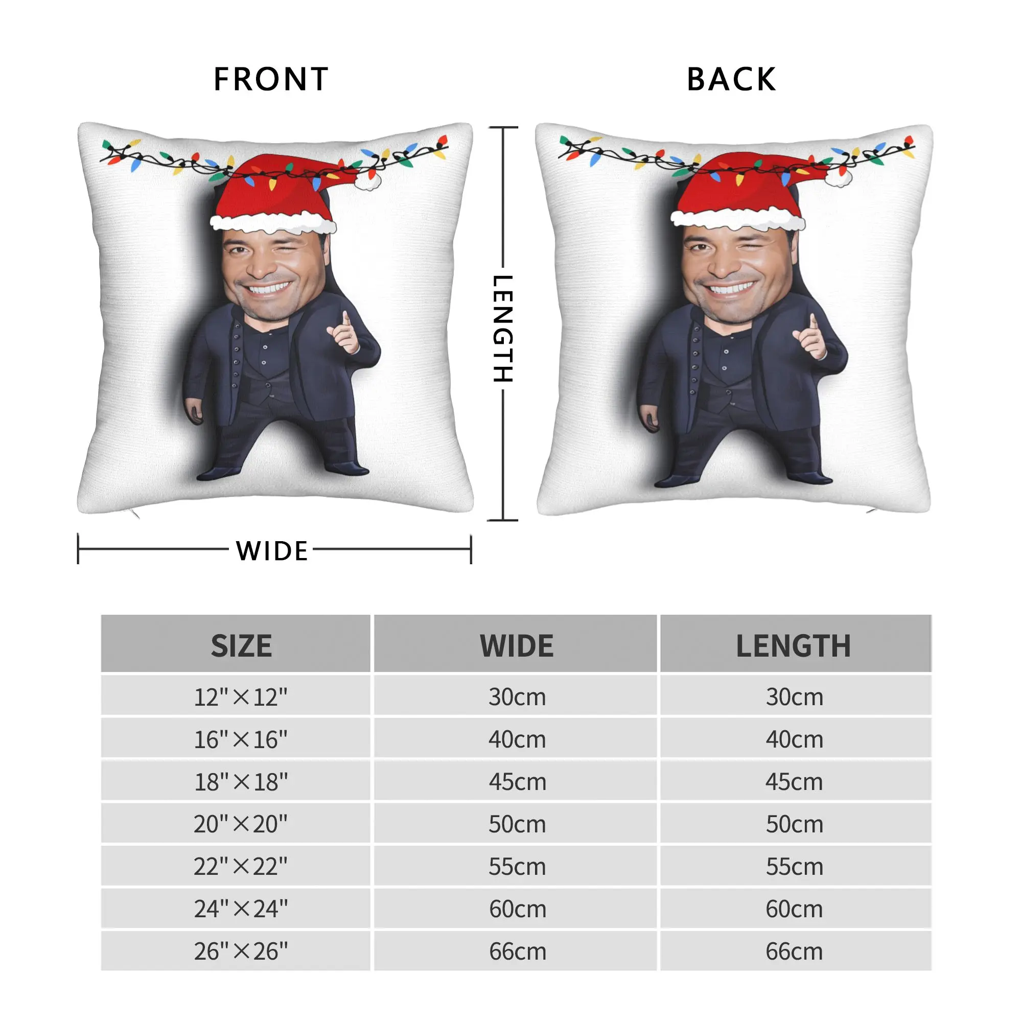 Chayanne Meme Pillow Cover  Kawaii Pillow Case For Living Room Bed Chair Design Cushion Cover Birthday Gift