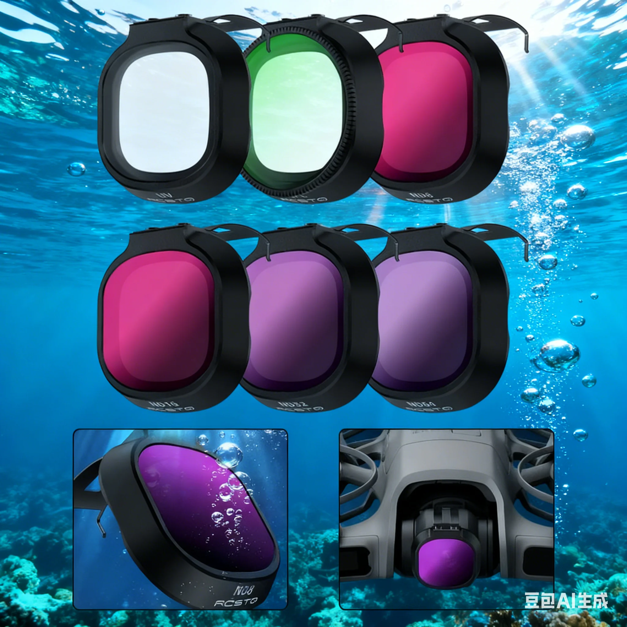 

For DJI NEO 2 ND CPL UV Filter Set Multi-Coated HD Glass Polarizer Dimming Filter Camera Lens Filter Drones Accessories