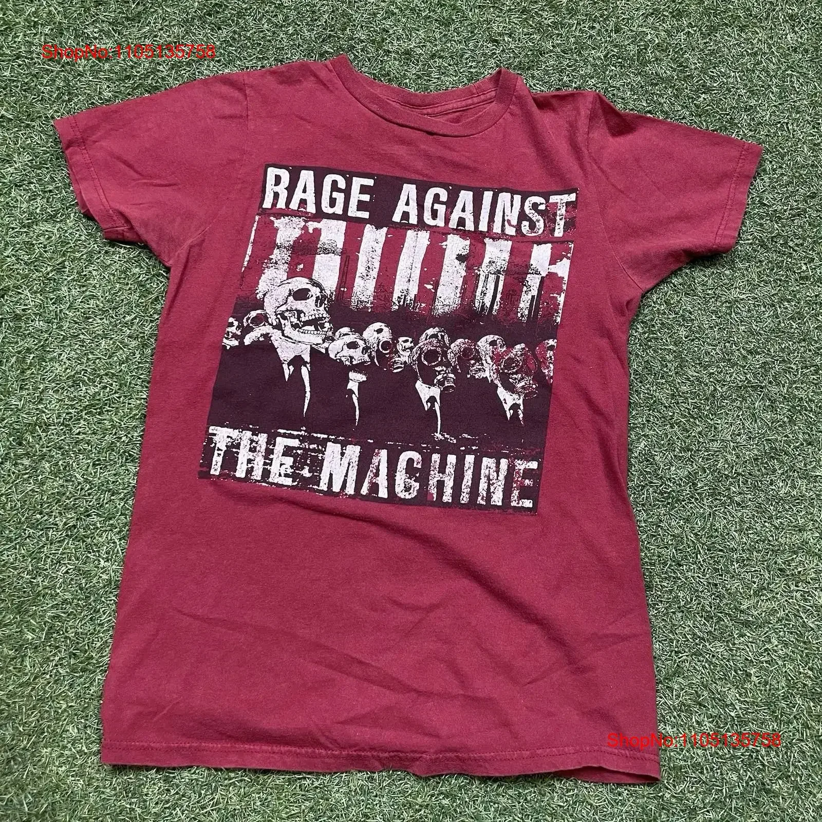Rage Against The Machine T Shirt S RATM Band Concert Tour Album Merch vintage Washed graphic Comfortable Breathable