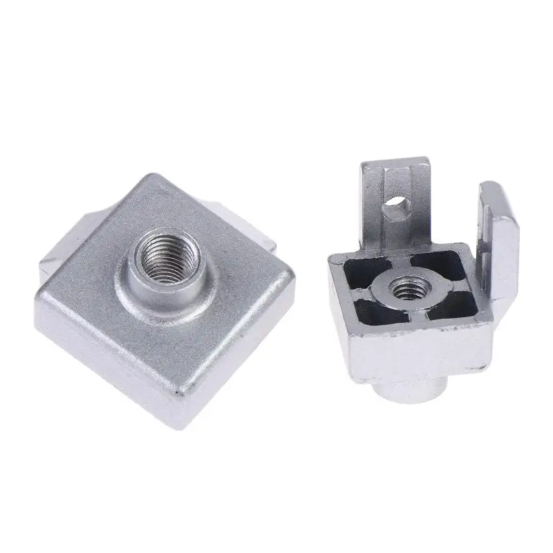 M8 M10 M12 2020 3030 4040 4545 Caster Foot Wheel Cup Connection Block Fixing Block Aluminum Profile Foot End Connection Block