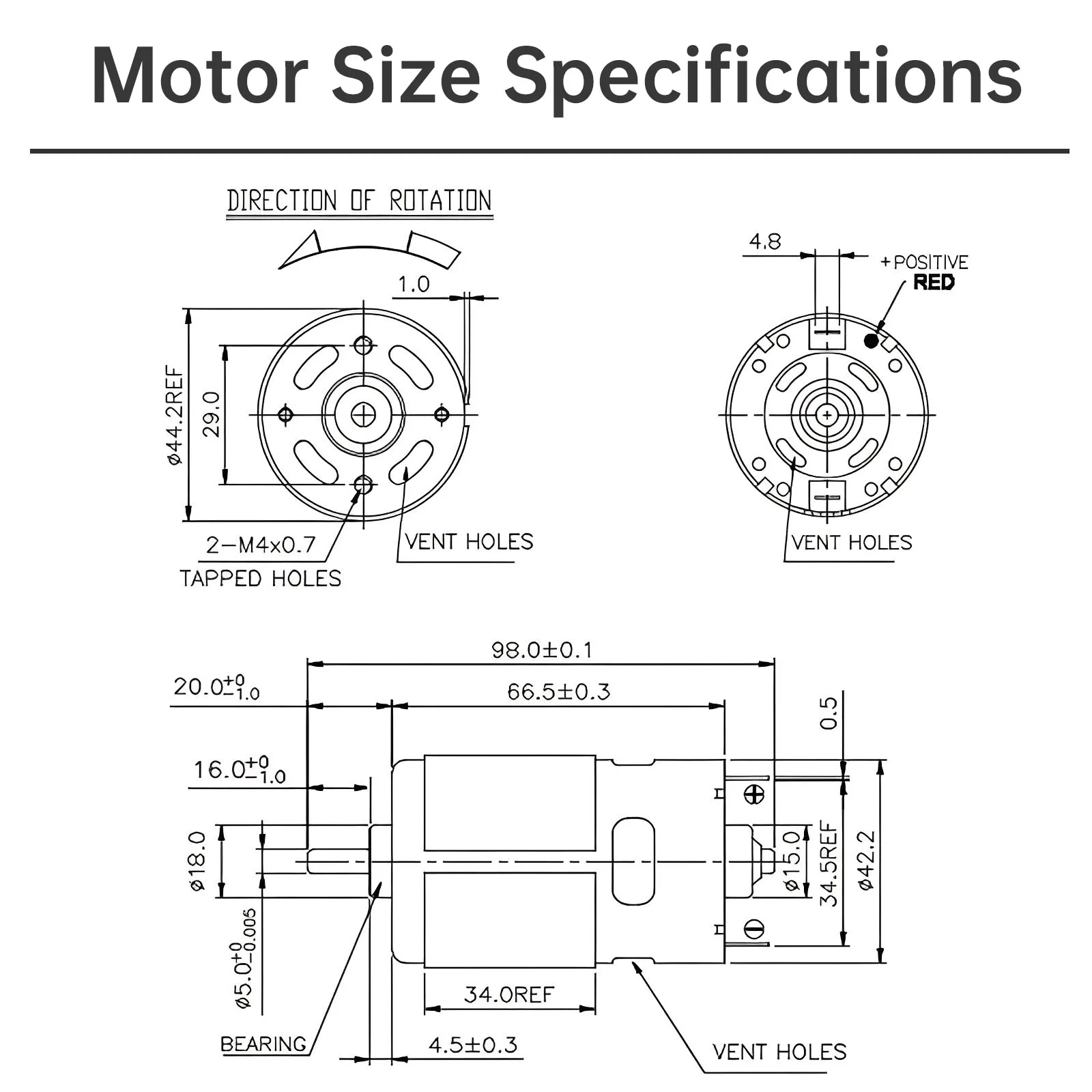 12V 775 DC Motor 3000-15000RPM High Speed High Torque Micro Motor Built-in Cooling Fan for DIY Tools/ Power Upgrade with Bracket