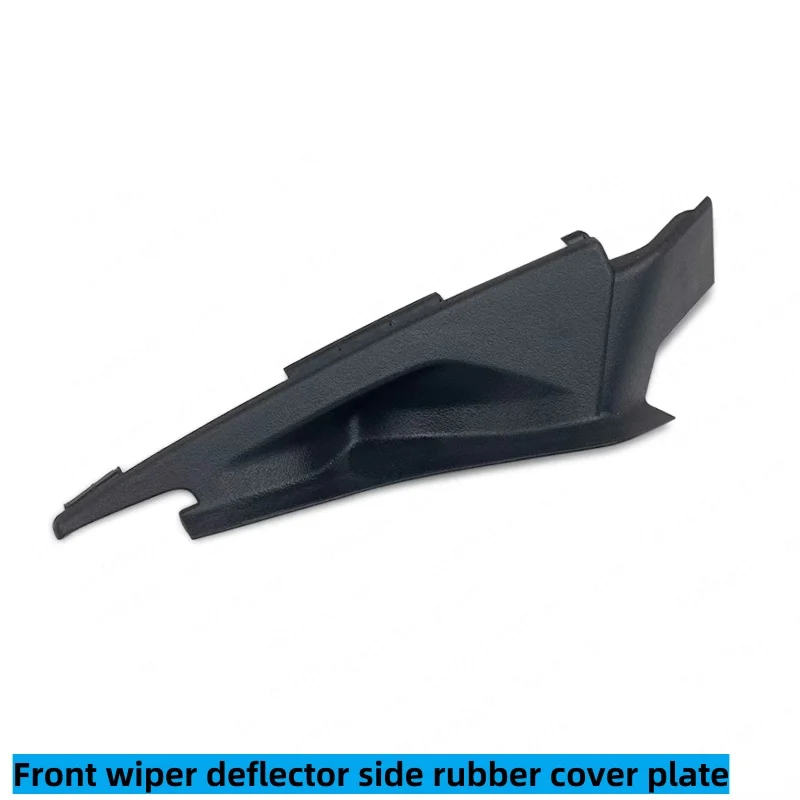 For Honda Civic 2022-2024 Front Wiper Deflector Side Rubber Cover Plate Front Windshield Decorative Panel Corner Rubber