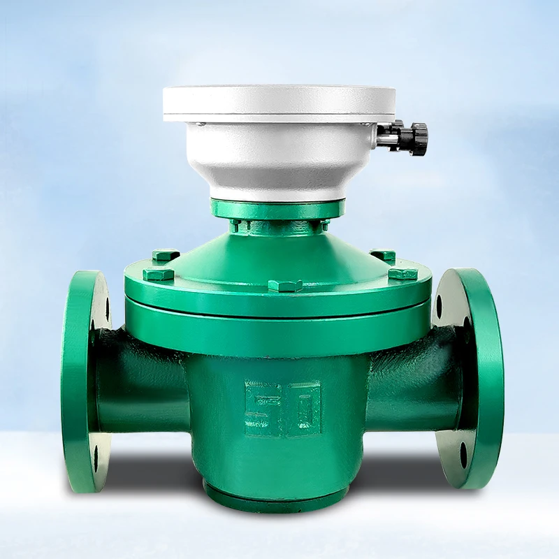 Mechanical Flow Meter Dial Oval Gear Fuel Flow Meter Hydraulic Oil Flow Measurements 4-20mA RS485