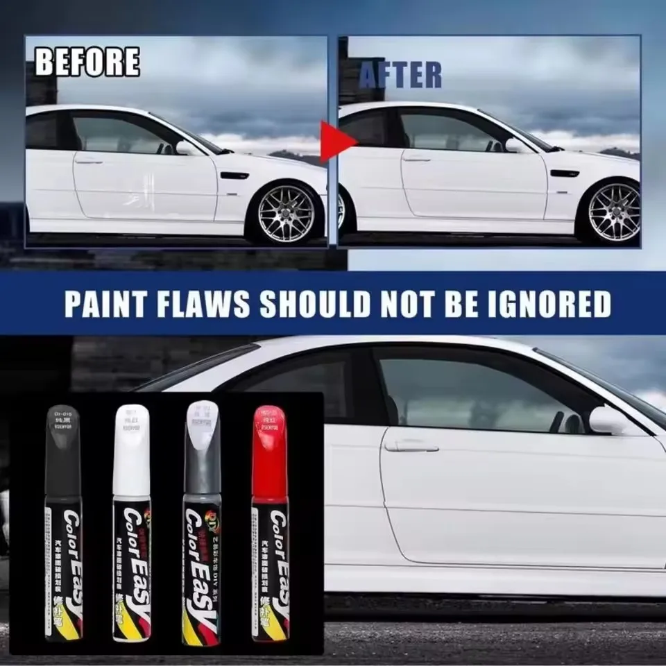 Auto-Hochglanzlack-Reparaturstift, Kratzer-Reparaturstift, Füller, Entferner, Reifenlackmarker, Auto-Styling-Kratzer-Reparatur-Pflegewerkzeug – Detail 6