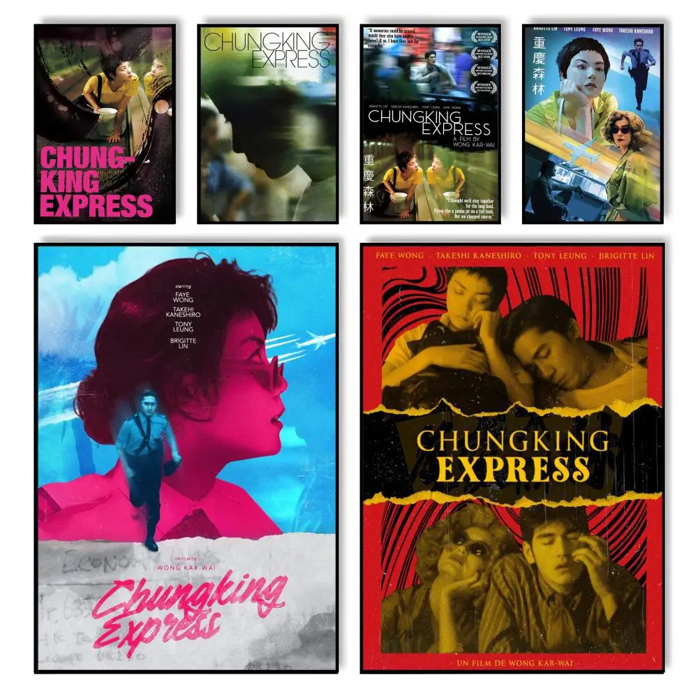 Chungking Express Movie Poster HD Self Adhesive Waterproof Wall Art Ideal for Home Office Dorm Bedroom Great Gift
