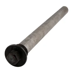 21*350mm Magnesium Anode Rod for Solar Water Heater Spare Replacement With Nut Flange Original Assembly Parts Sewage Outlet Pipe