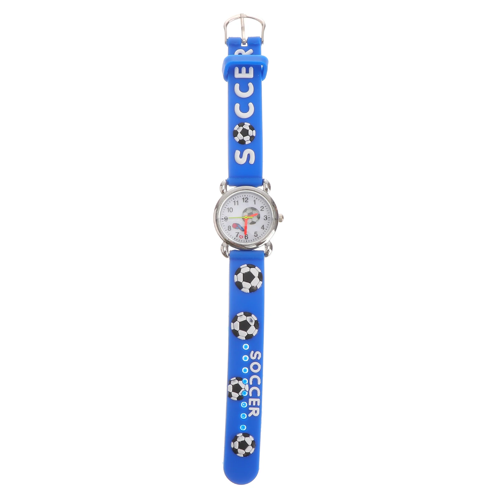 

3D Football Watch Kids 3D Kids Watch Wristband Soccer Pattern Cartoon Watches Durable Lightweight Gifts Boys Girls