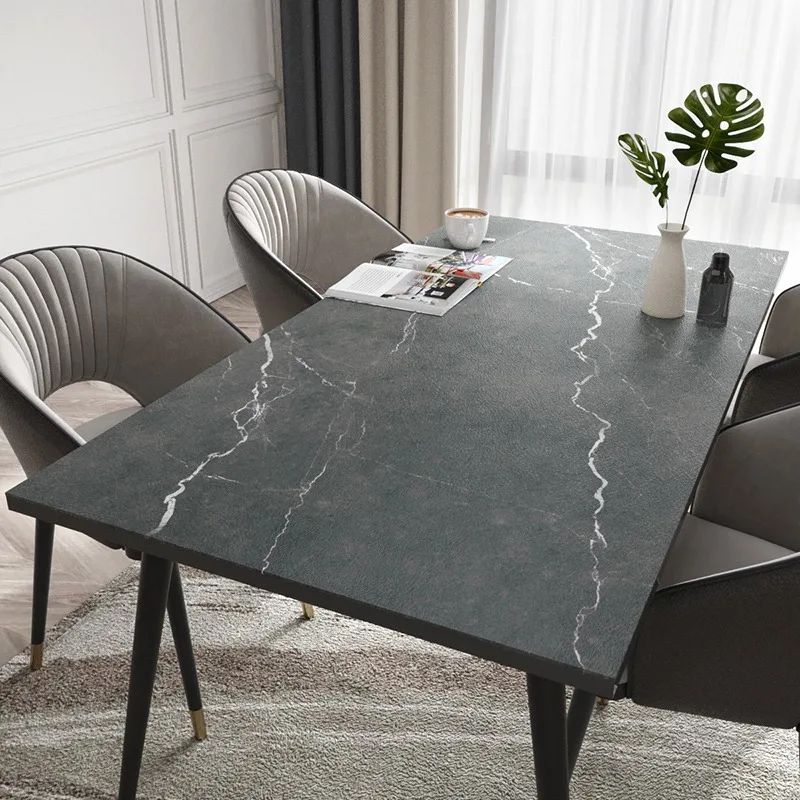 Light Luxury Decorative Dining Table Mats Waterproof Oil-proof PVC Leather Soft Mats Coffee Table Anti-scalding TV Cabinet Mat