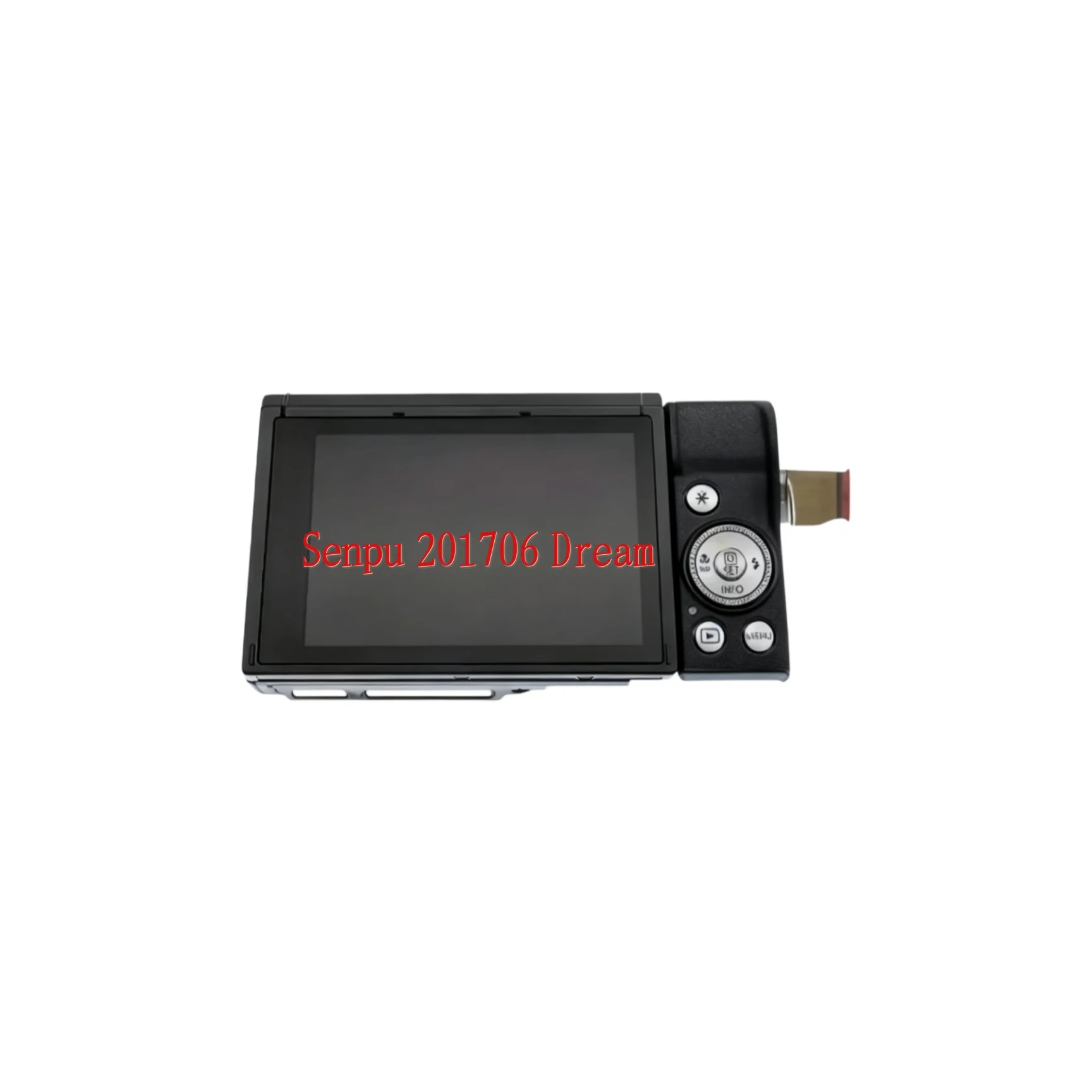 for Canon G7X3 G7XIII LCD display screen with new original screen components, black, silver