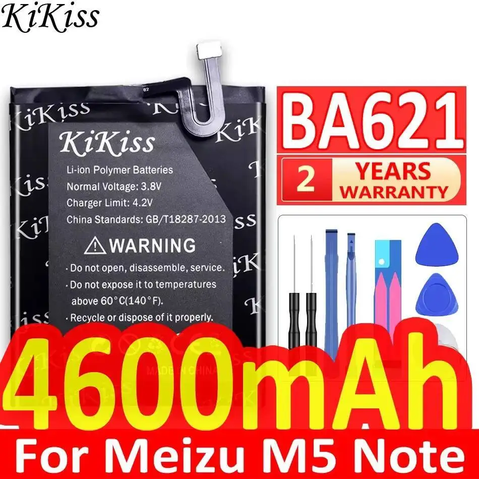 

4600Mah Mobile Phone Battery BA621 High-Efficiency For Meizu M5 Note Meizy 5 Meilan NOTE5