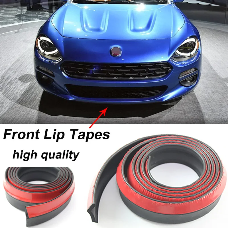 Para Fiat 500e Trekking Living MPW Abarth 500 124 Seicento Albea Barchetta Siena: Labios de parachoques, Cintas de labio delantero, Tiras de kit de carrocería