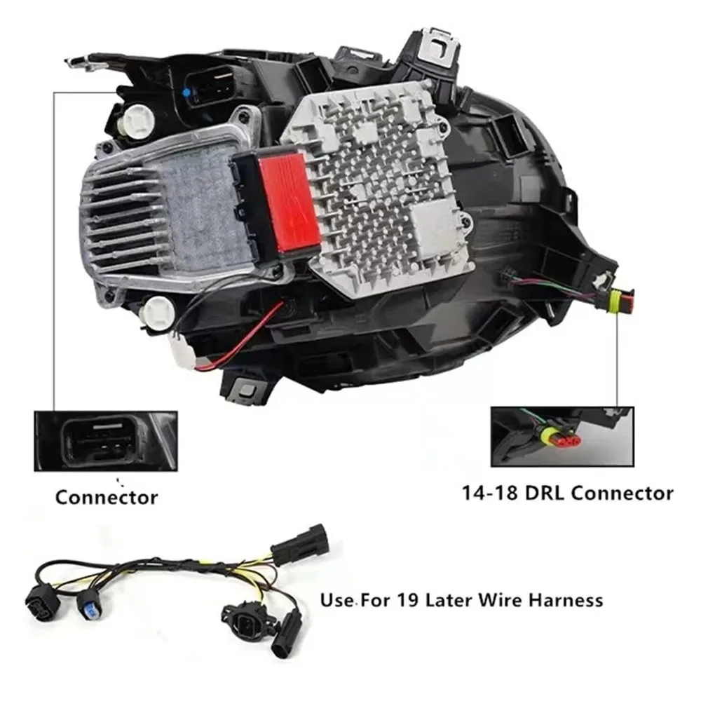Car Front Lights For BMW Mini Coopers F56 LED Headlight 2014-2020 F55 F57 Head Lamp DRL Assembly Accessories Plug And Play